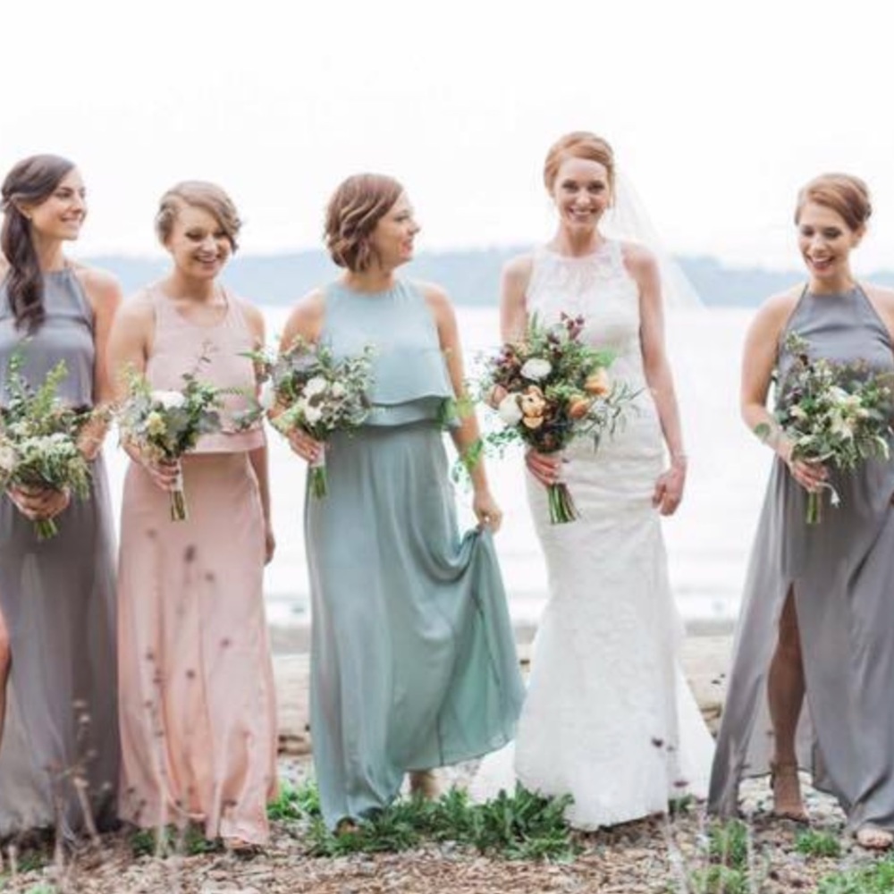 Show Me Your MuMu Bridesmaid Crop Top & Maxi Skirt